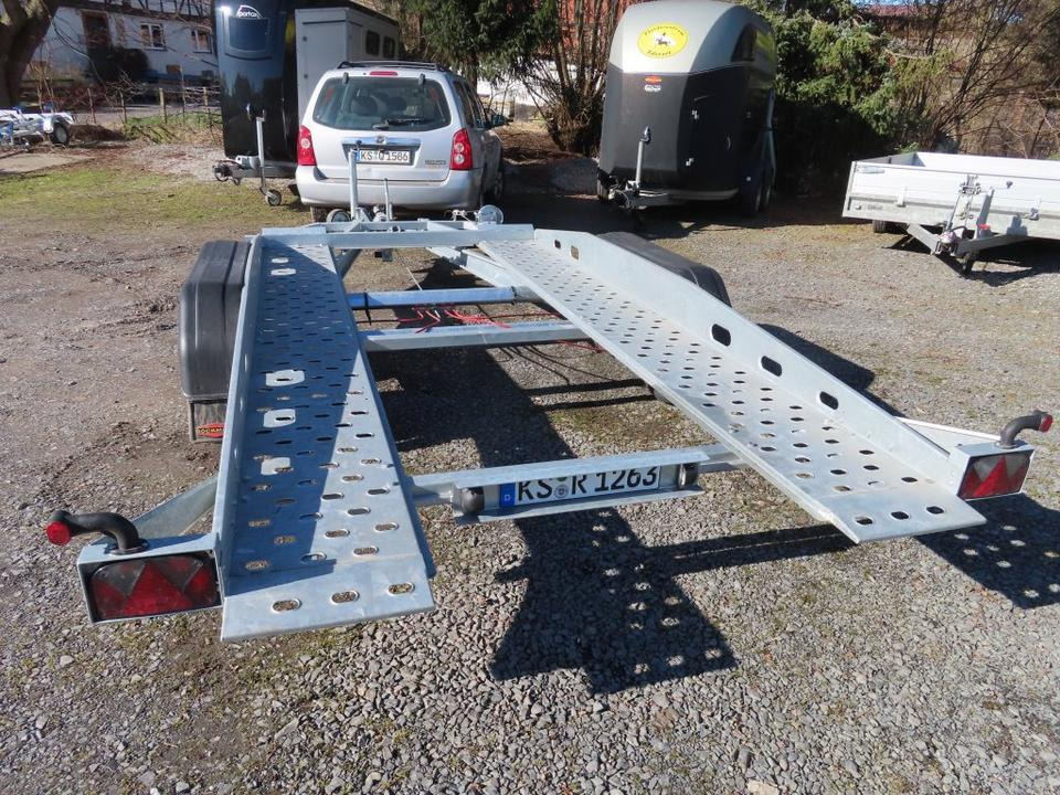 Böckmann, Autotransporter, 2,7 to. kippbar, 100 km, PKW Anhänger - مقطورة شحن نقل السيارات: صورة 5 Böckmann, Autotransporter, 2,7 to. kippbar, 100 km, PKW Anhänger - مقطورة شحن نقل السيارات: صورة 5