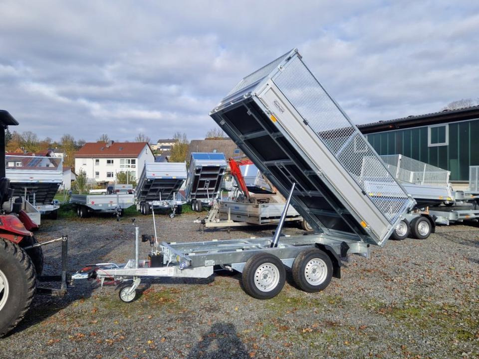 Böckmann Kipper PKW Anhänger RK-AL 3016/27 Gitteraufsatz EsayKipp - مقطورة قلاب: صورة 1 Böckmann Kipper PKW Anhänger RK-AL 3016/27 Gitteraufsatz EsayKipp - مقطورة قلاب: صورة 1