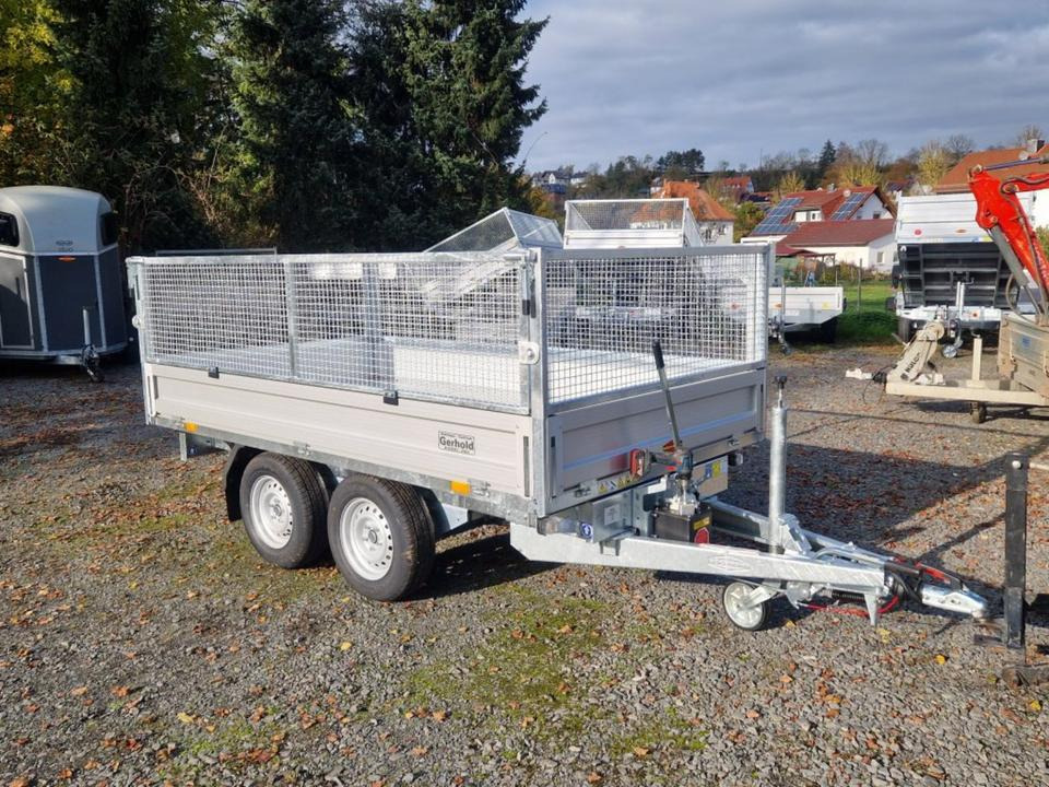 مقطورة قلاب Böckmann Kipper PKW Anhänger RK-AL 3016/27 Gitteraufsatz EsayKipp: صورة 7