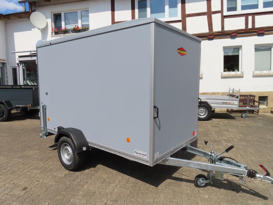 Böckmann Kofferanhänger KT 3015/135,100 km/h, Abstellstützen - مقطورة صندوق مغلق: صورة 1 Böckmann Kofferanhänger KT 3015/135,100 km/h, Abstellstützen - مقطورة صندوق مغلق: صورة 1