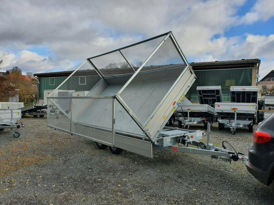 Böckmann PKW-Anhänger 3,5to, Dreiseitenkipper, Gitter - مقطورة قلاب: صورة 4 Böckmann PKW-Anhänger 3,5to, Dreiseitenkipper, Gitter - مقطورة قلاب: صورة 4