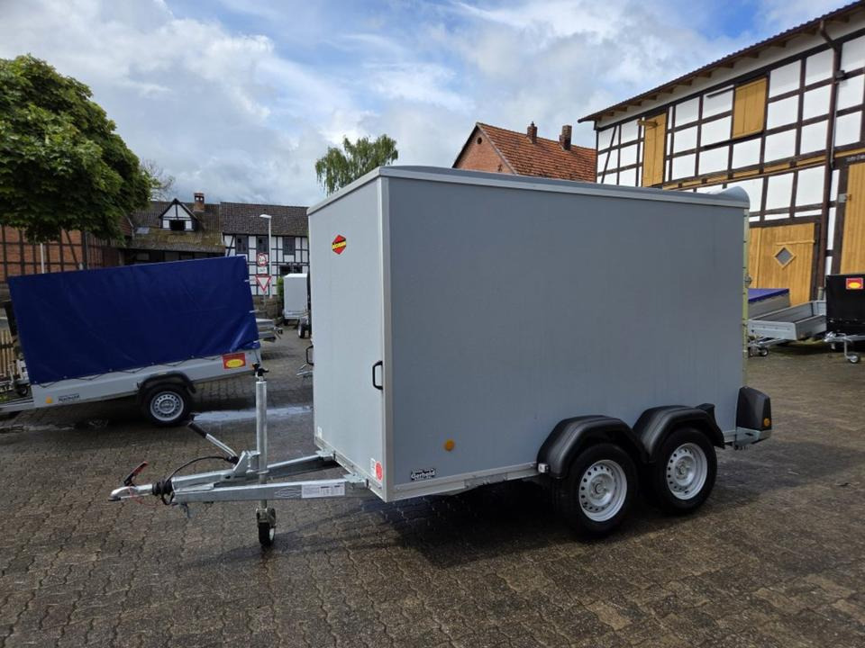 Kofferanhänger PKW-Anhänger Böckmann KT 3015/27 MF Rampe/Tür 2,7t - مقطورة صندوق مغلق: صورة 1 Kofferanhänger PKW-Anhänger Böckmann KT 3015/27 MF Rampe/Tür 2,7t - مقطورة صندوق مغلق: صورة 1