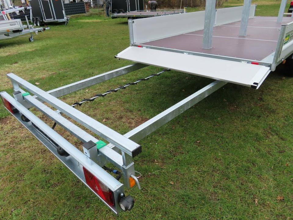 Langmaterialanhänger Unsinn LM 3554-14-2040 Deichsel ausziehbar - مقطورات مسطحة: صورة 5 Langmaterialanhänger Unsinn LM 3554-14-2040 Deichsel ausziehbar - مقطورات مسطحة: صورة 5
