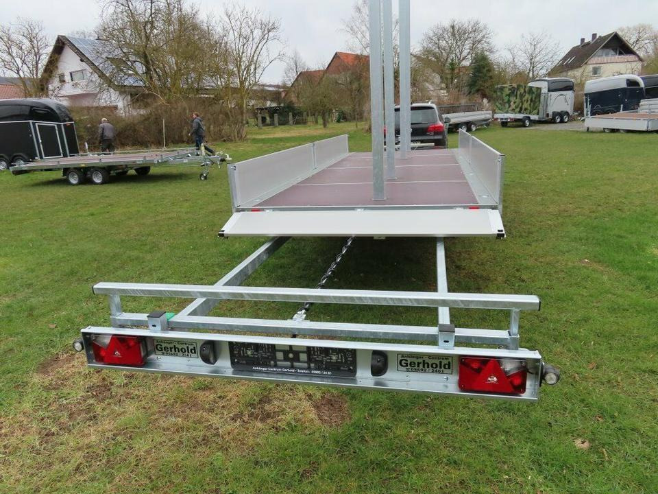 Langmaterialanhänger Unsinn LM 3554-14-2040 Deichsel ausziehbar - مقطورات مسطحة: صورة 4 Langmaterialanhänger Unsinn LM 3554-14-2040 Deichsel ausziehbar - مقطورات مسطحة: صورة 4