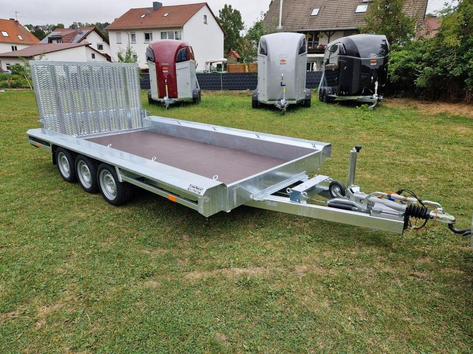 مقطورة لنقل المعدات Maschinentransporter 3,5t, PKW-Anhänger 4,8 x 1,8m Mieten Leihen: صورة 15