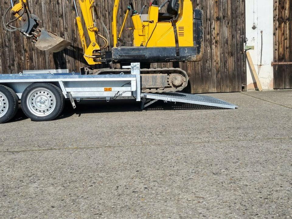 مقطورة لنقل المعدات Maschinentransporter 3,5t, PKW-Anhänger 4,8 x 1,8m Mieten Leihen: صورة 11