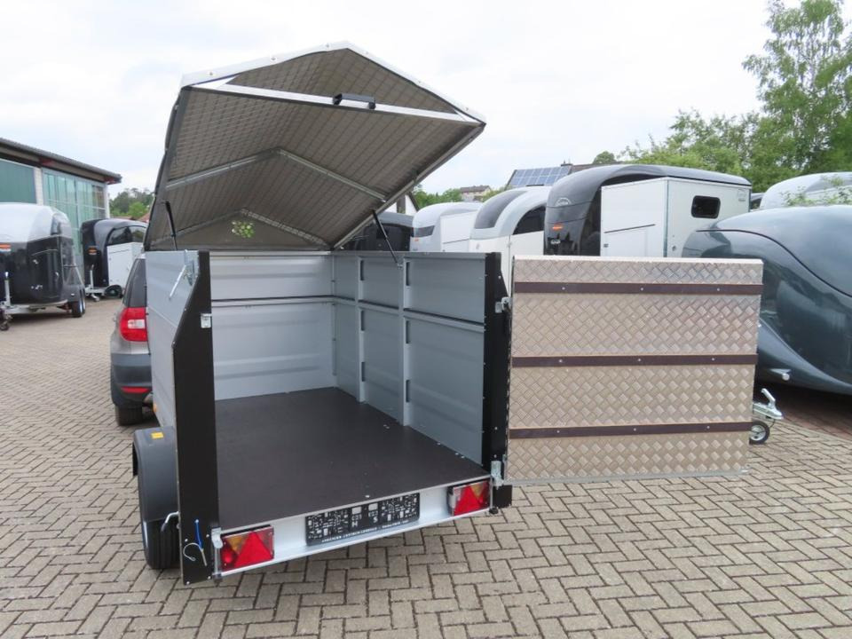 مقطورة نقل المواشي TPV Kleinviehanhänger 750kg Flügeltür Viehanhänger Ziegen Schafe: صورة 7