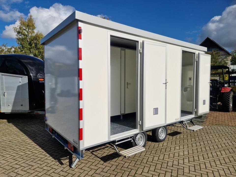 Toilettenwagen Sanitär-Anhänger WC Wagen 3xD, 1xH+3U - حاوية البناء, عربة مقطورة: صورة 4 Toilettenwagen Sanitär-Anhänger WC Wagen 3xD, 1xH+3U - حاوية البناء, عربة مقطورة: صورة 4