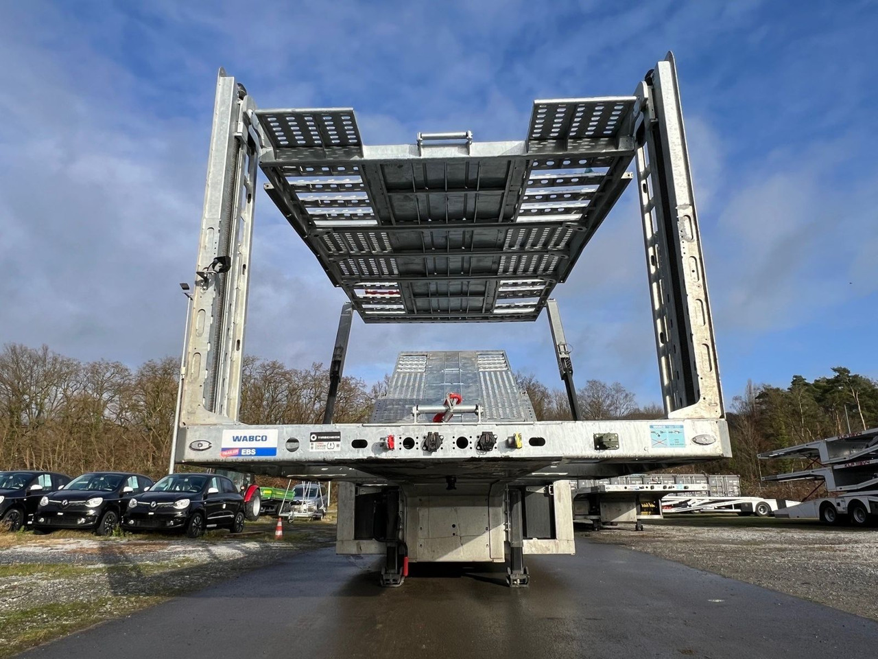 نصف مقطورة نقل السيارات KALEPAR KLP228V6 6er-Autotransporter VDI2700: صورة 6