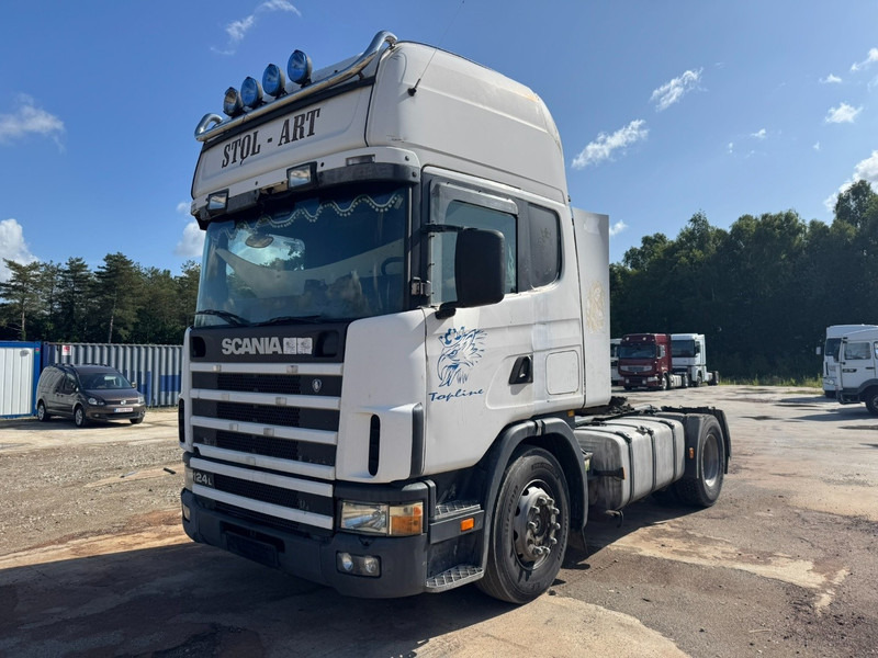 Scania 124 - 420 Topline (MANUAL GEARBOX / BOITE MANUELLE / RETARDER) - وحدة جر: صورة 1 Scania 124 - 420 Topline (MANUAL GEARBOX / BOITE MANUELLE / RETARDER) - وحدة جر: صورة 1
