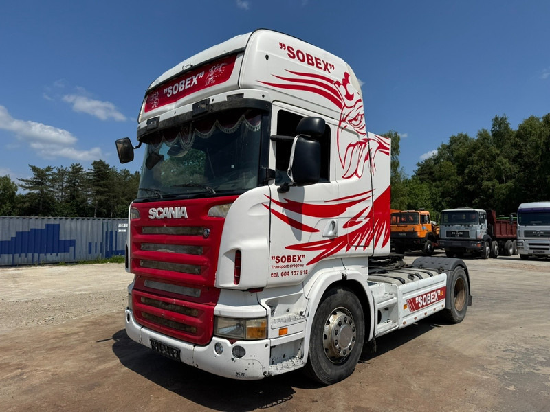 Scania R 420 Topline (PTO / MANUAL GEARBOX / BOITE MANUELLE / HYDRAULIC) - وحدة جر: صورة 1 Scania R 420 Topline (PTO / MANUAL GEARBOX / BOITE MANUELLE / HYDRAULIC) - وحدة جر: صورة 1