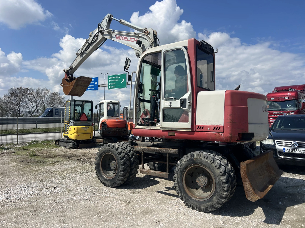 Багер Takeuchi 8-Тона, TB070W, Внос - حفارة دولاب: صورة 3 Багер Takeuchi 8-Тона, TB070W, Внос - حفارة دولاب: صورة 3