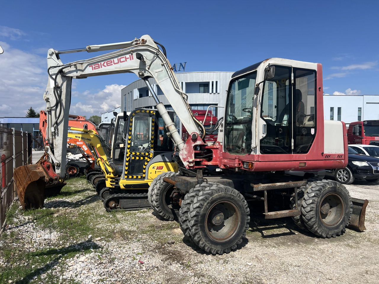 Багер Takeuchi 8-Тона, TB070W, Внос - حفارة دولاب: صورة 1 Багер Takeuchi 8-Тона, TB070W, Внос - حفارة دولاب: صورة 1