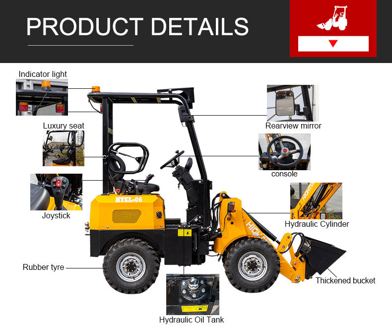 For more informationand price discount,please contact directly Diesel KUBOTA Engine Wheel Loader , Electric Wheel Loader - لودر مفصلي صغير: صورة 5 For more informationand price discount,please contact directly Diesel KUBOTA Engine Wheel Loader , Electric Wheel Loader - لودر مفصلي صغير: صورة 5