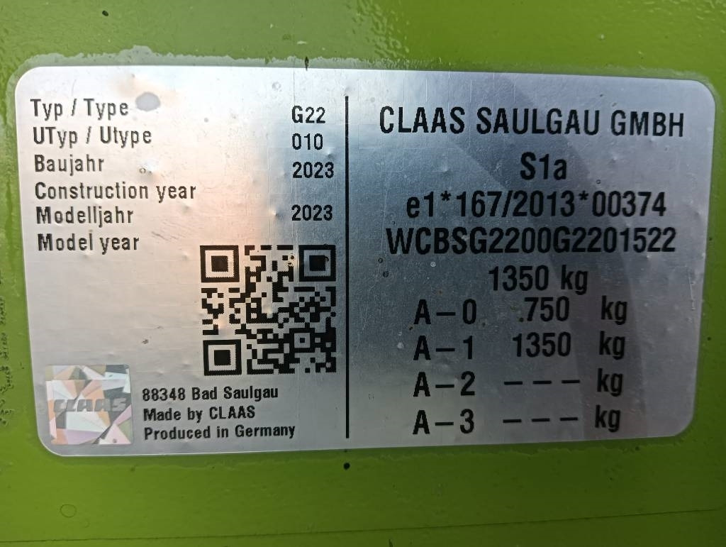 Claas LINER 2600 TREND - آلة تيبيس العشب/ آلة جمع العشب: صورة 3 Claas LINER 2600 TREND - آلة تيبيس العشب/ آلة جمع العشب: صورة 3