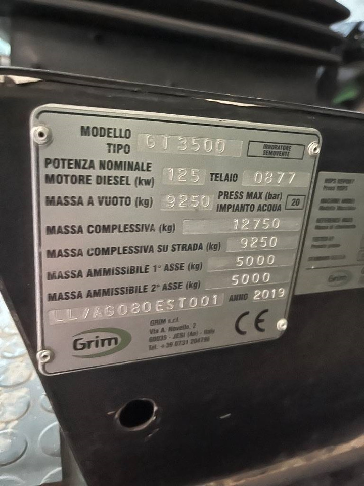 Grim GT 3500 - معدات التسميد: صورة 4 Grim GT 3500 - معدات التسميد: صورة 4