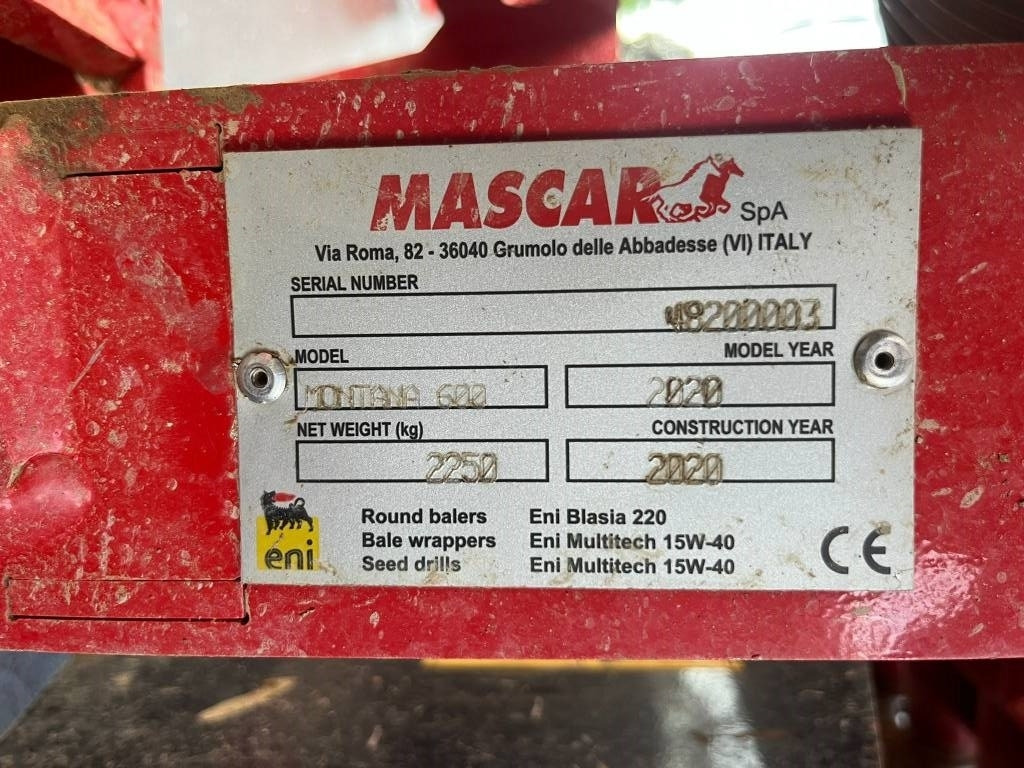 Mascar Montana 600 - آلة البذر: صورة 3 Mascar Montana 600 - آلة البذر: صورة 3
