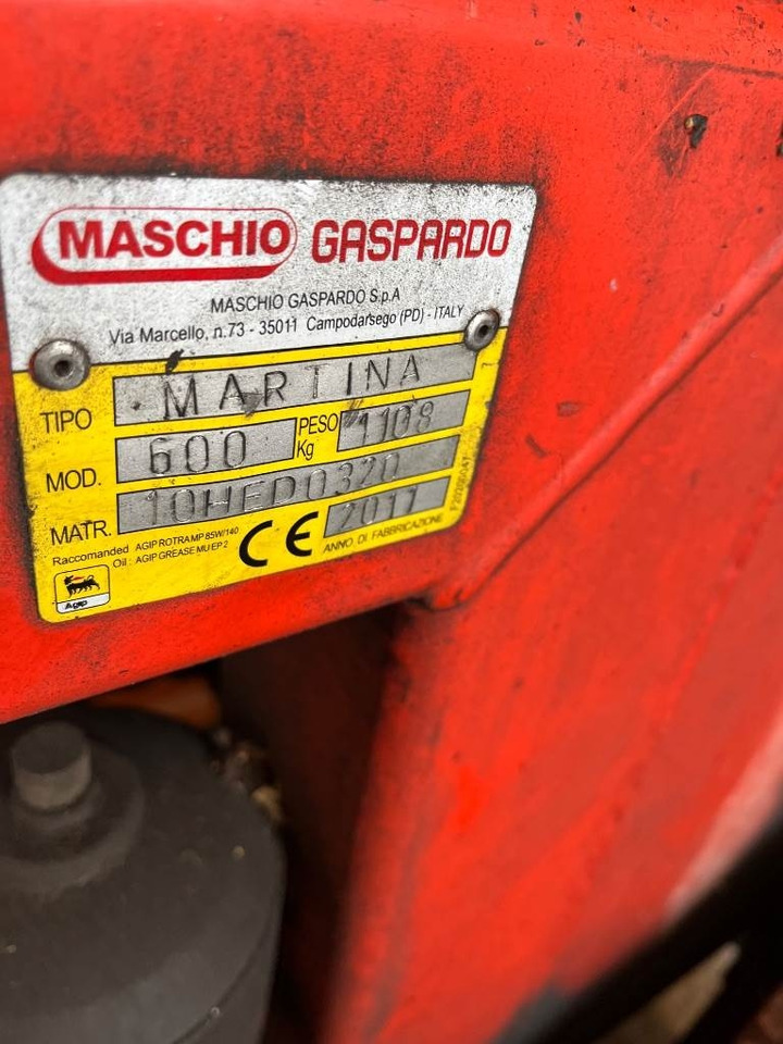 Maschio Martina 600 - آلية المنفعة/ مركبة خاصة: صورة 2 Maschio Martina 600 - آلية المنفعة/ مركبة خاصة: صورة 2