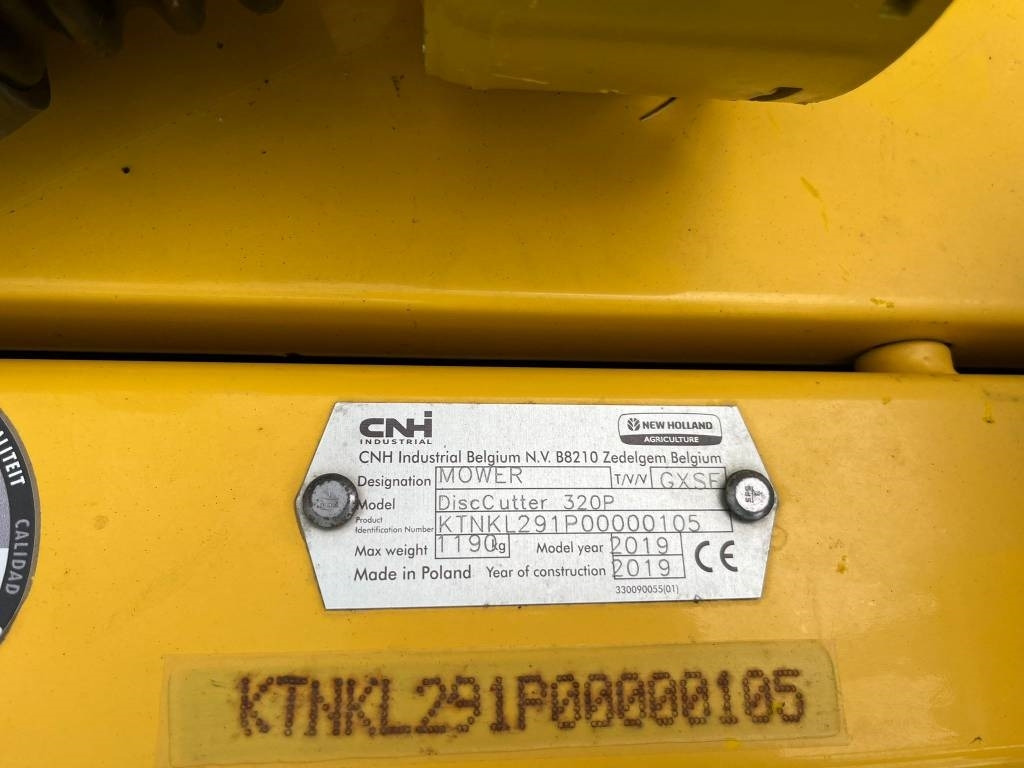 New Holland DISCOCUTTER 320 P - جزازة العشب: صورة 5 New Holland DISCOCUTTER 320 P - جزازة العشب: صورة 5