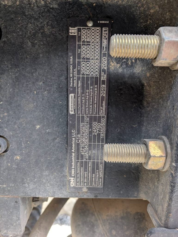 جرار New Holland T 8.435 SMART TRACK: صورة 12 جرار New Holland T 8.435 SMART TRACK: صورة 12