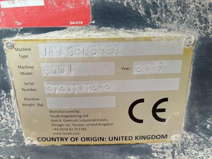 2017 TESAB 800i - كسارة: صورة 4 2017 TESAB 800i - كسارة: صورة 4