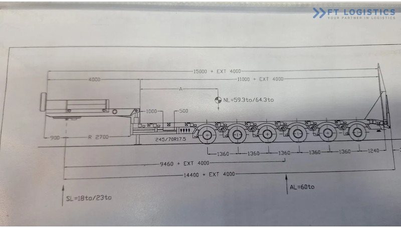 Faymonville FAYMONVILLE STZ-6WAU – 6 AXLES – 92.2T GVW – 73T PAYLOAD – HYDRAULIC RAMPS – EXCELLENT CONDITION! - عربة منخفضة مسطحة نصف مقطورة: صورة 2 Faymonville FAYMONVILLE STZ-6WAU – 6 AXLES – 92.2T GVW – 73T PAYLOAD – HYDRAULIC RAMPS – EXCELLENT CONDITION! - عربة منخفضة مسطحة نصف مقطورة: صورة 2
