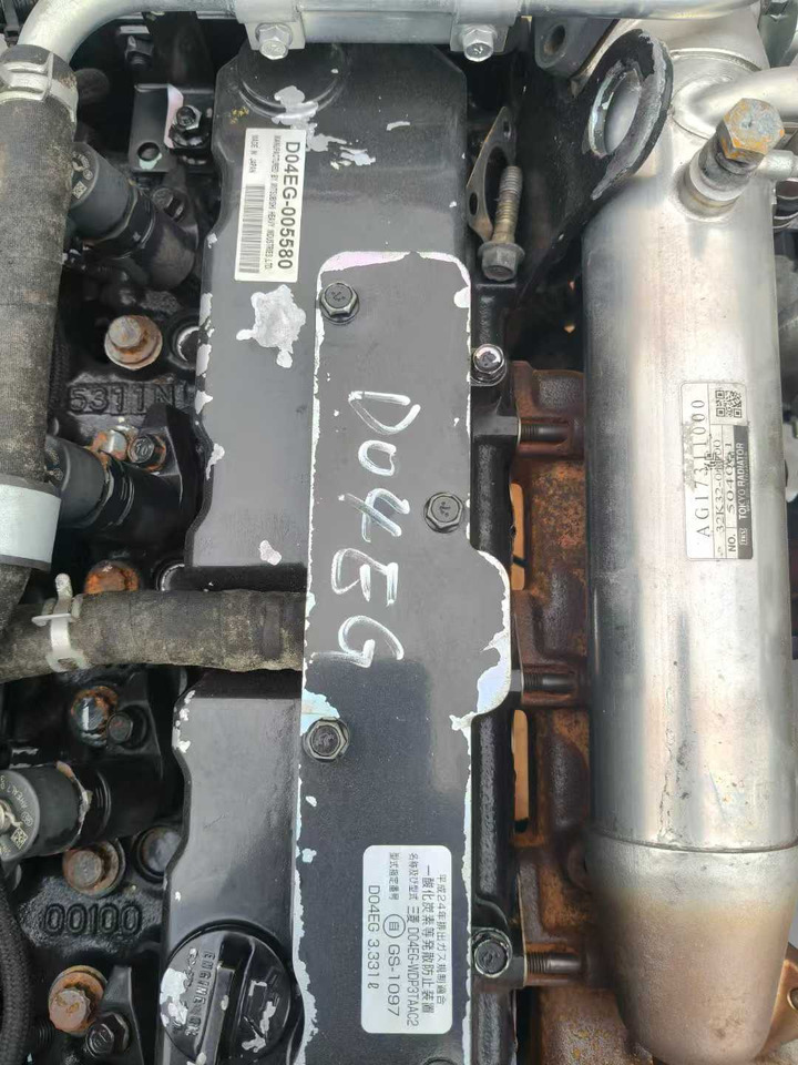 محرك - حفارة MITSUBISHI D04EG: صورة 6
