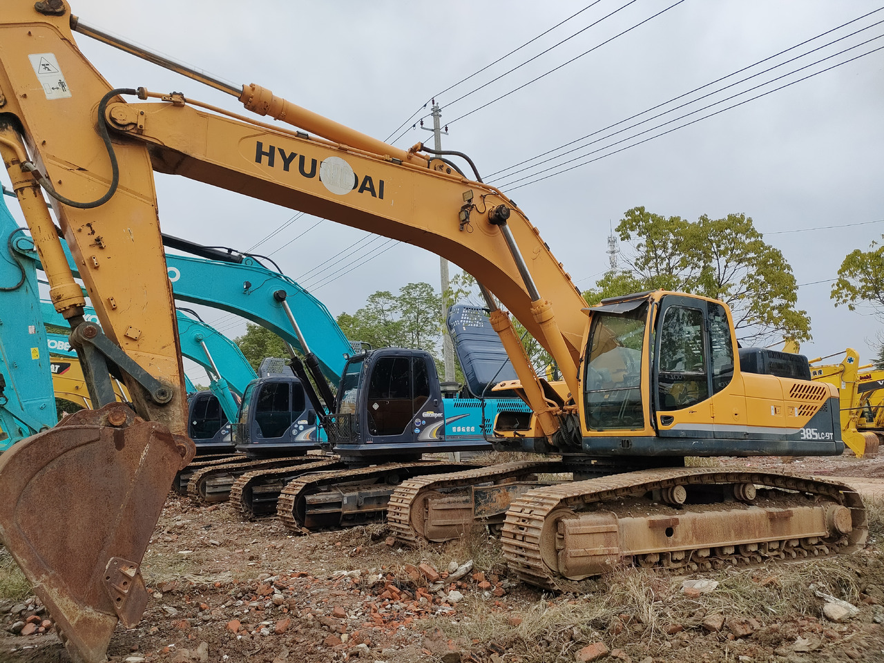 HYUNDAI R385LC-9T - حفار زحاف: صورة 3 HYUNDAI R385LC-9T - حفار زحاف: صورة 3