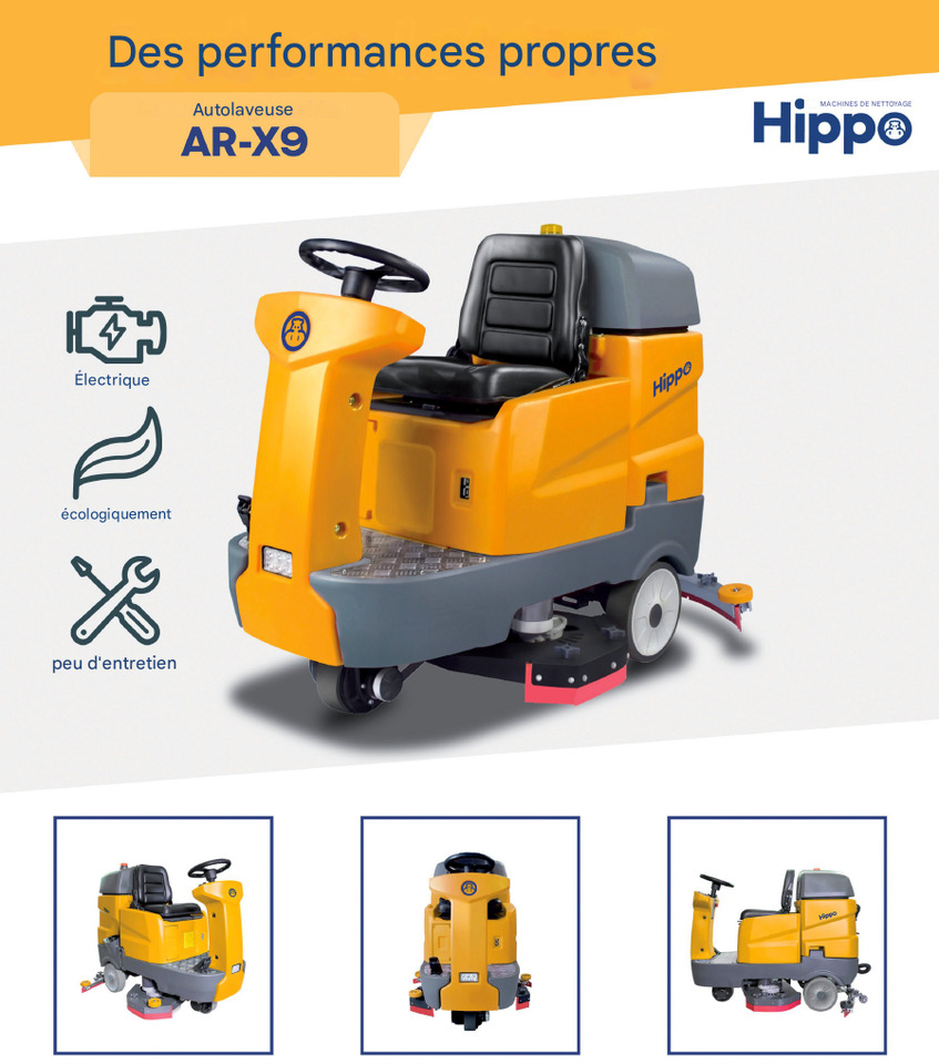 HIPPO AR-X9 - سياره كنس شوارع: صورة 1 HIPPO AR-X9 - سياره كنس شوارع: صورة 1