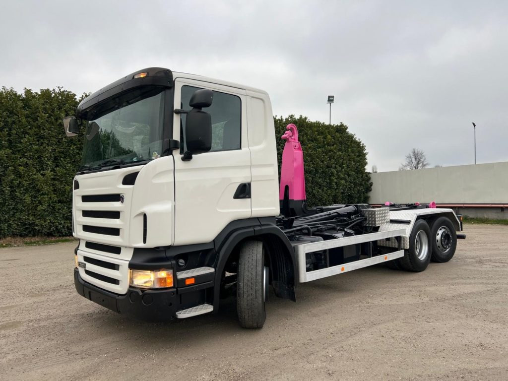 SCANIA R380 SCARRABILE - شاحنة ذات خطاف: صورة 1 SCANIA R380 SCARRABILE - شاحنة ذات خطاف: صورة 1