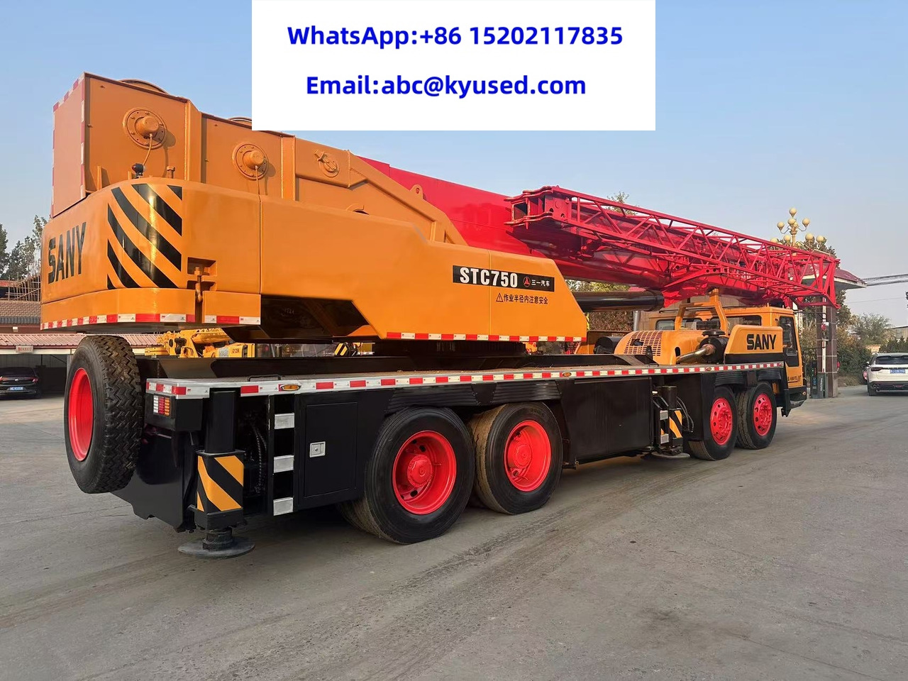 SANY STC750 STC800 STC900 STC1000 STC1100 STC1300 75T 80T 90T 100T 110T 130TON - موبايل كرين: صورة 4 SANY STC750 STC800 STC900 STC1000 STC1100 STC1300 75T 80T 90T 100T 110T 130TON - موبايل كرين: صورة 4