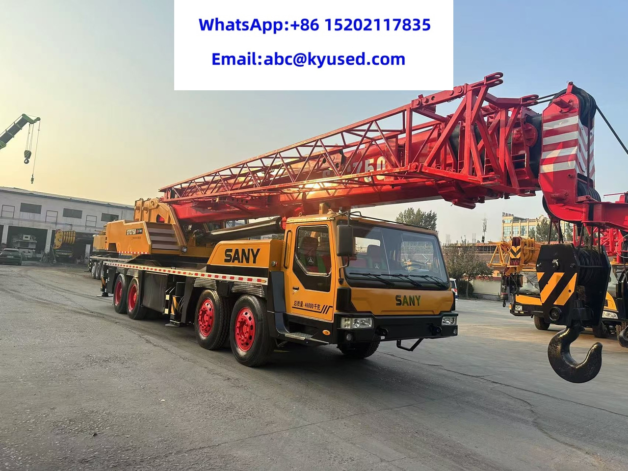 SANY STC750 STC800 STC900 STC1000 STC1100 STC1300 75T 80T 90T 100T 110T 130TON - موبايل كرين: صورة 2 SANY STC750 STC800 STC900 STC1000 STC1100 STC1300 75T 80T 90T 100T 110T 130TON - موبايل كرين: صورة 2