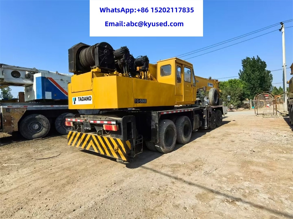 TADANO TG500E TG700E GT500E TG1000 50TON 70TON 100TON - موبايل كرين: صورة 3 TADANO TG500E TG700E GT500E TG1000 50TON 70TON 100TON - موبايل كرين: صورة 3