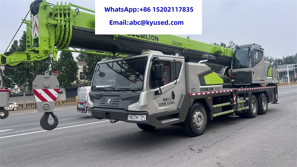 ZOOMLION ZTC251V QY25V 25TON 30TON 35TON 40TON 50TON 55TON 70TON 80TON 100T - موبايل كرين: صورة 1 ZOOMLION ZTC251V QY25V 25TON 30TON 35TON 40TON 50TON 55TON 70TON 80TON 100T - موبايل كرين: صورة 1