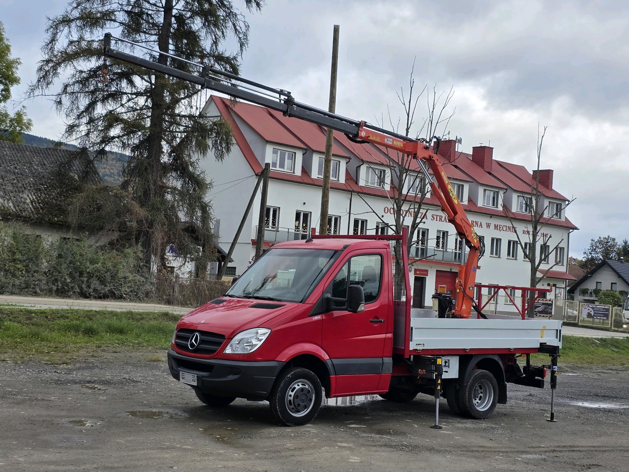 Mercedes-Benz Sprinter 418 CDI Skrzynia +HDS 10.5 M +Pilot  ! 87000km ! - شاحنة مفتوحة: صورة 2 Mercedes-Benz Sprinter 418 CDI Skrzynia +HDS 10.5 M +Pilot  ! 87000km ! - شاحنة مفتوحة: صورة 2
