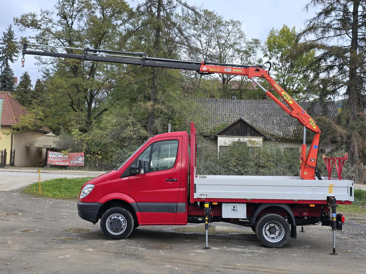 Mercedes-Benz Sprinter 418 CDI Skrzynia +HDS 10.5 M +Pilot  ! 87000km ! - شاحنة مفتوحة: صورة 4 Mercedes-Benz Sprinter 418 CDI Skrzynia +HDS 10.5 M +Pilot  ! 87000km ! - شاحنة مفتوحة: صورة 4