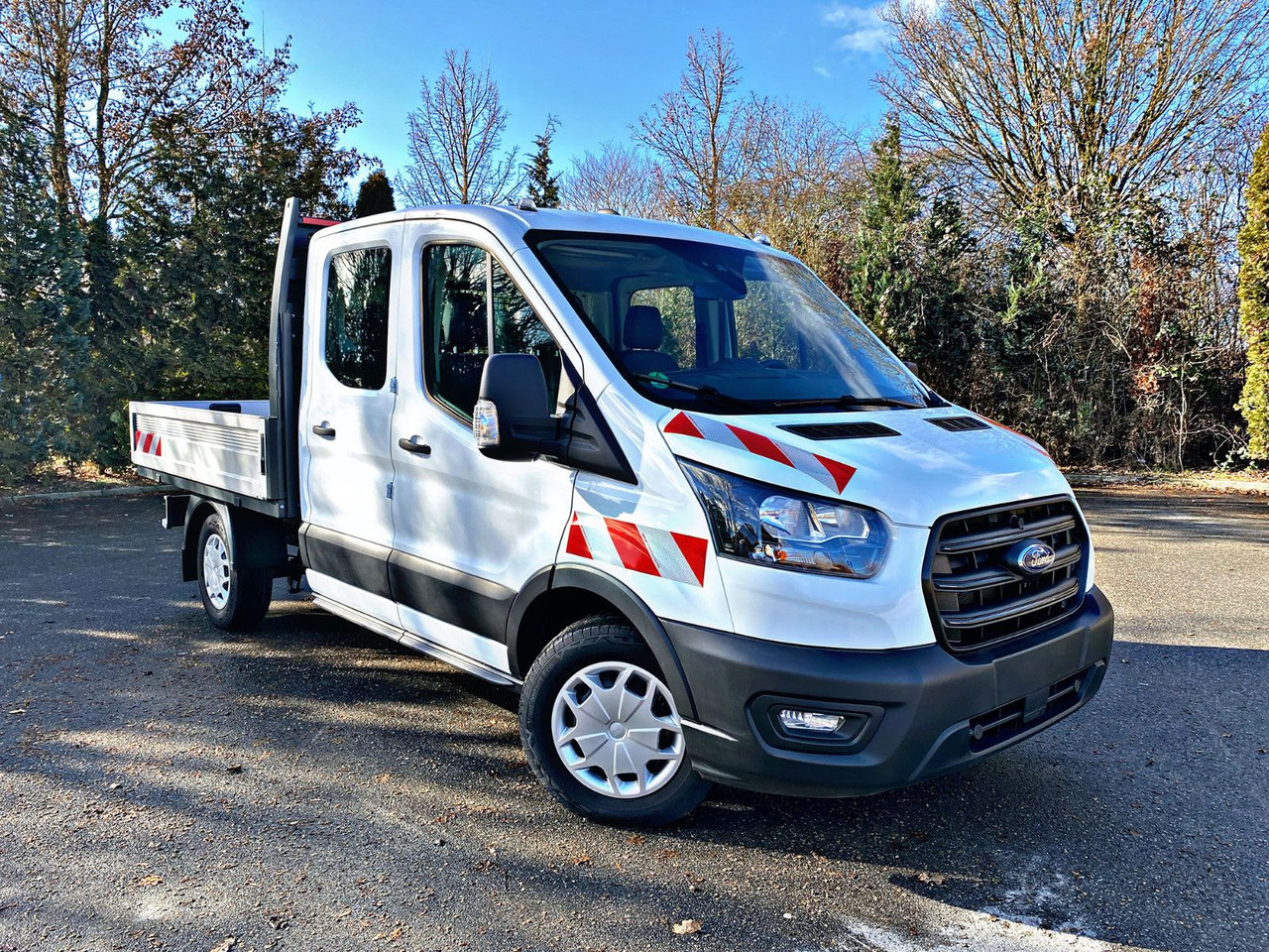 Ford Pritsche 350L2 DoKa|Trend|Garantie bis 08.27|19% - شاحنة مفتوحة, الشاحنات الصغيرة كابينة مزدوجة: صورة 1 Ford Pritsche 350L2 DoKa|Trend|Garantie bis 08.27|19% - شاحنة مفتوحة, الشاحنات الصغيرة كابينة مزدوجة: صورة 1