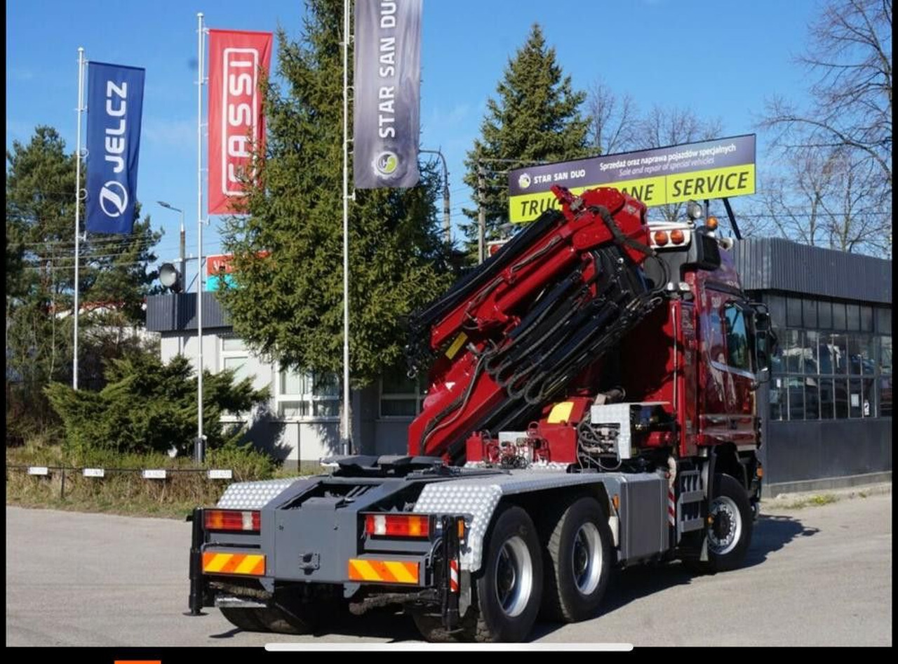 Mercedes-Benz ACTROS 3348 Kran HMF3720K4 Fly-Jip Fun k Klima - شاحنة كرين: صورة 4 Mercedes-Benz ACTROS 3348 Kran HMF3720K4 Fly-Jip Fun k Klima - شاحنة كرين: صورة 4