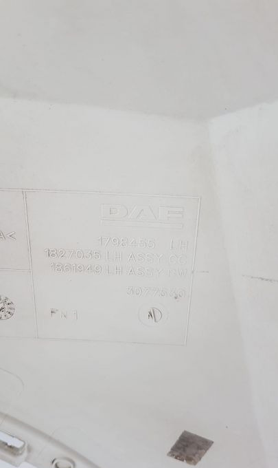 POSZYCIE OKULAR NAROŻNIK DAF XF 106 LH. ORYGINAŁ - مصد العربة - شاحنة: صورة 4 POSZYCIE OKULAR NAROŻNIK DAF XF 106 LH. ORYGINAŁ - مصد العربة - شاحنة: صورة 4