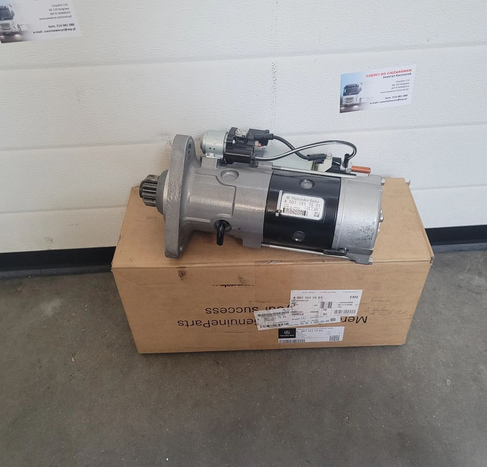 ROZRUSZNIK MERCEDES ACTROS MP5 A0071517501 NOWY ORYGINAŁ CHWALIM116 - ستارتر كهرباء - شاحنة: صورة 1 ROZRUSZNIK MERCEDES ACTROS MP5 A0071517501 NOWY ORYGINAŁ CHWALIM116 - ستارتر كهرباء - شاحنة: صورة 1