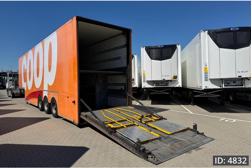 BURGERS Double-Deck / Steering axle / Tail lift - نصف مقطورة صندوق مغلق: صورة 2 BURGERS Double-Deck / Steering axle / Tail lift - نصف مقطورة صندوق مغلق: صورة 2