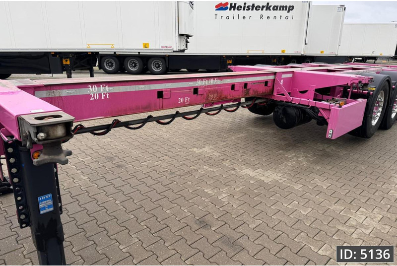Broshuis 3UCC-39/45 Multi / 2x Extandable / 2x Lift Axle - نصف مقطورة لنقل الحاويات: صورة 2 Broshuis 3UCC-39/45 Multi / 2x Extandable / 2x Lift Axle - نصف مقطورة لنقل الحاويات: صورة 2