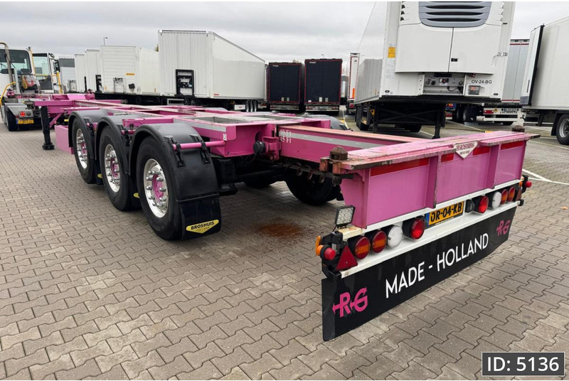 Broshuis 3UCC-39/45 Multi / 2x Extandable / 2x Lift Axle - نصف مقطورة لنقل الحاويات: صورة 3 Broshuis 3UCC-39/45 Multi / 2x Extandable / 2x Lift Axle - نصف مقطورة لنقل الحاويات: صورة 3