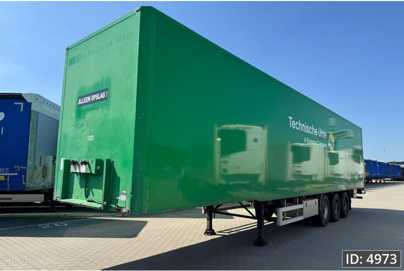 Van Eck PT-3 / BPW Drum / Roll up door - نصف مقطورة صندوق مغلق: صورة 1 Van Eck PT-3 / BPW Drum / Roll up door - نصف مقطورة صندوق مغلق: صورة 1