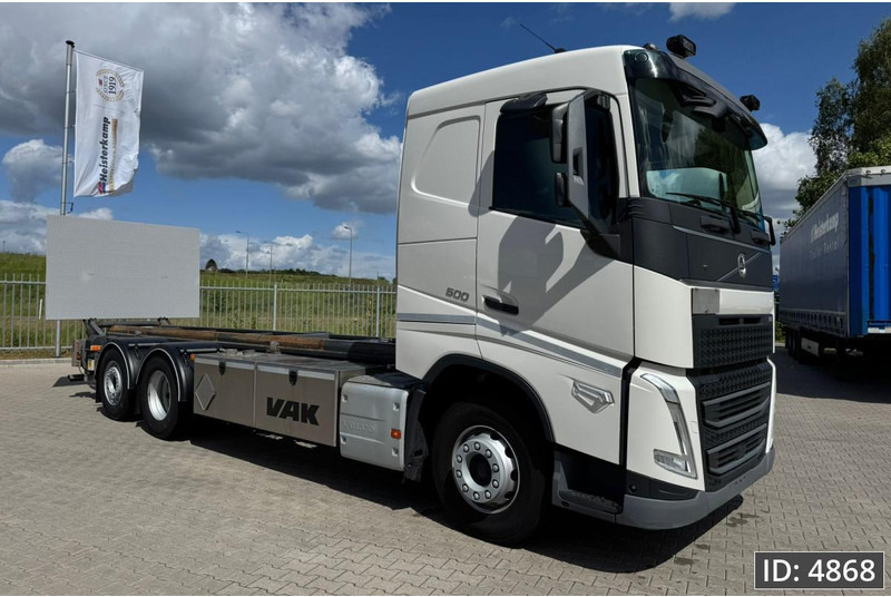 Volvo FH 500 Globetrotter, Euro 6, / 6x2 / Hydraulic body / frame 7.4 m / Tail lift - شاحنات الحاويات / جسم علوي قابل للتغيير شاحنة: صورة 4 Volvo FH 500 Globetrotter, Euro 6, / 6x2 / Hydraulic body / frame 7.4 m / Tail lift - شاحنات الحاويات / جسم علوي قابل للتغيير شاحنة: صورة 4