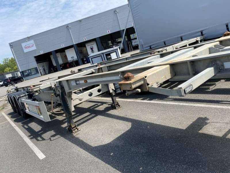 Semi-remorque 3 Essieux 38 TONNES CHARIOT COULISSANT - نصف مقطورة لنقل الحاويات: صورة 1 Semi-remorque 3 Essieux 38 TONNES CHARIOT COULISSANT - نصف مقطورة لنقل الحاويات: صورة 1