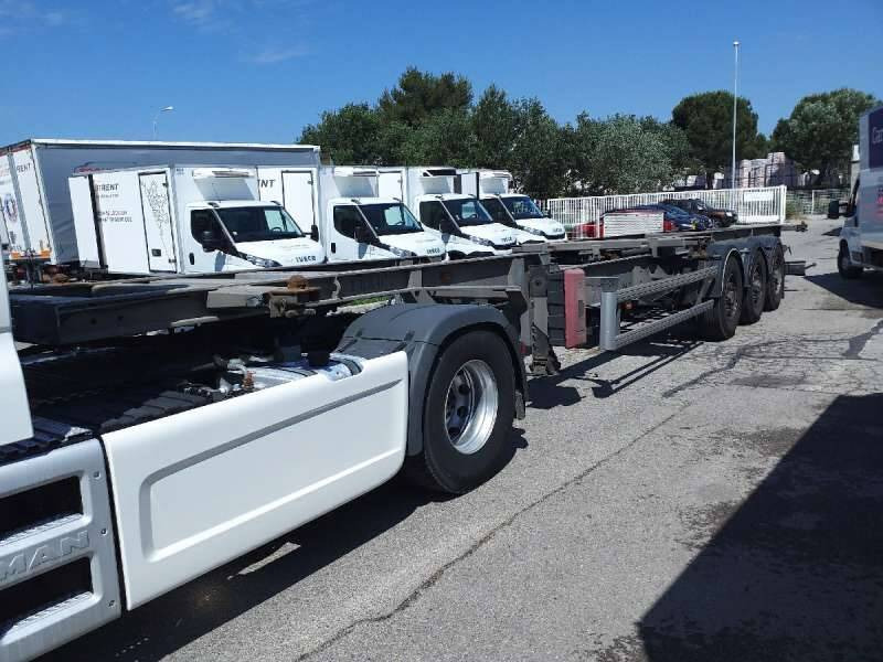 Semi-remorque 3 Essieux 38 TONNES CHARIOT COULISSANT - نصف مقطورة لنقل الحاويات: صورة 4 Semi-remorque 3 Essieux 38 TONNES CHARIOT COULISSANT - نصف مقطورة لنقل الحاويات: صورة 4