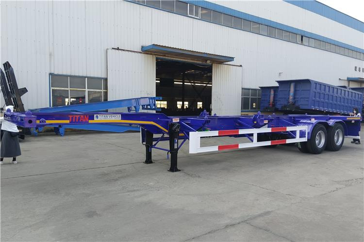 TITABN 2 Axle Gooseneck Container Trailer for Sale In Kenya - نصف مقطورة شاسيه: صورة 5 TITABN 2 Axle Gooseneck Container Trailer for Sale In Kenya - نصف مقطورة شاسيه: صورة 5