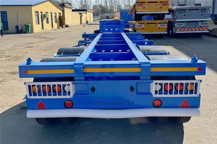 TITAN 2 Axle 20ft ISO Tank Chassis Trailer for Sale In Papua New Guinea - نصف مقطورة شاسيه: صورة 4 TITAN 2 Axle 20ft ISO Tank Chassis Trailer for Sale In Papua New Guinea - نصف مقطورة شاسيه: صورة 4