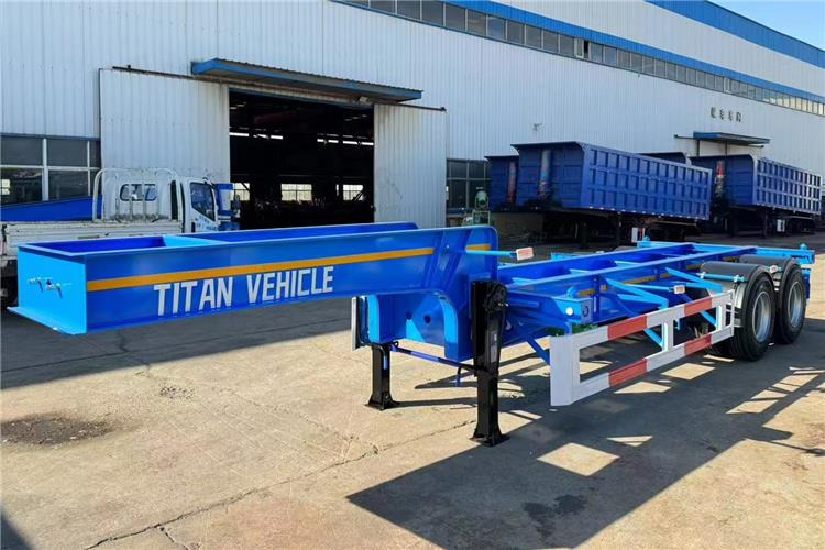 TITAN 2 Axle 20ft ISO Tank Chassis Trailer for Sale In Papua New Guinea - نصف مقطورة شاسيه: صورة 1 TITAN 2 Axle 20ft ISO Tank Chassis Trailer for Sale In Papua New Guinea - نصف مقطورة شاسيه: صورة 1